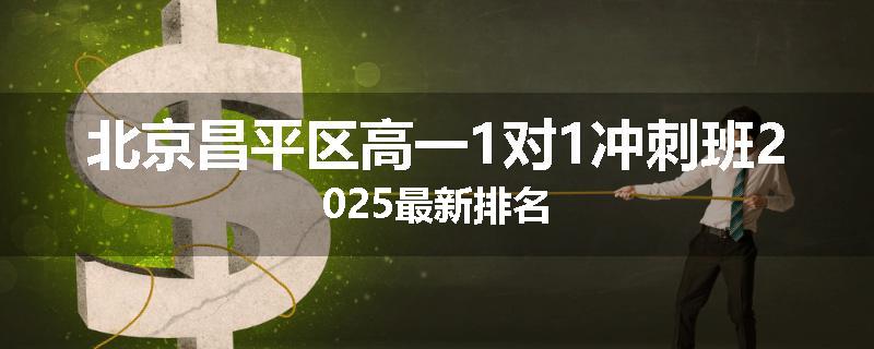 北京昌平区高一1对1冲刺班2025最新排名