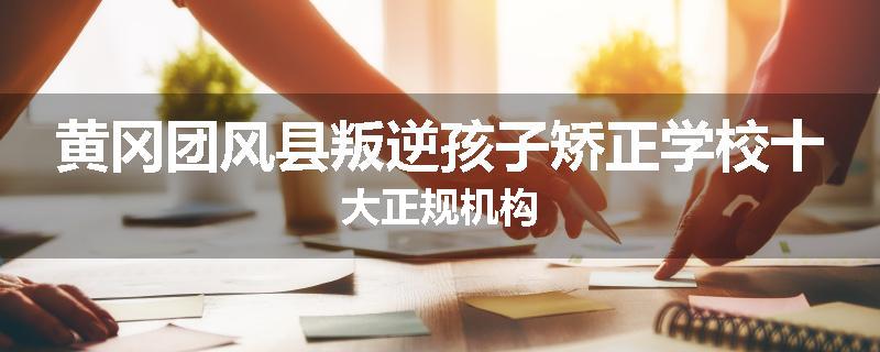 黄冈团风县叛逆孩子矫正学校十大正规机构