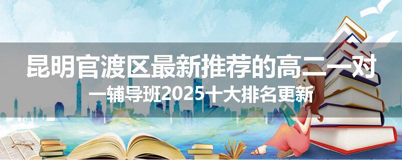 昆明官渡区最新推荐的高二一对一辅导班2025十大排名更新