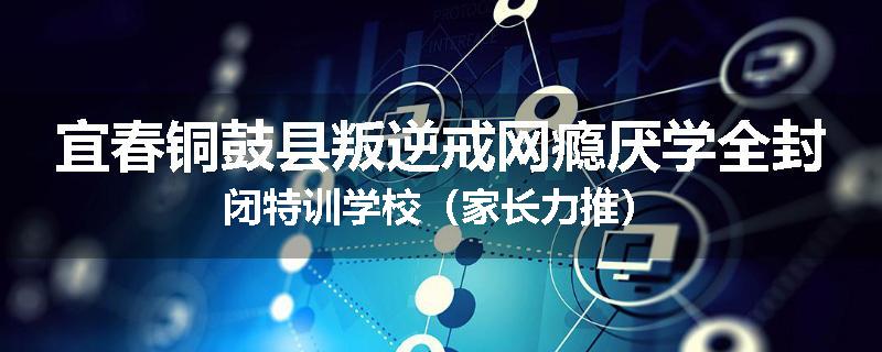 宜春铜鼓县叛逆戒网瘾厌学全封闭特训学校（家长力推）
