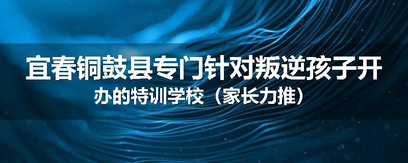 宜春铜鼓县专门针对叛逆孩子开办的特训学校（家长力推）