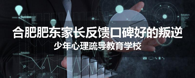 合肥肥东家长反馈口碑好的叛逆少年心理疏导教育学校