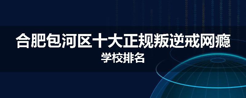 合肥包河区十大正规叛逆戒网瘾学校排名