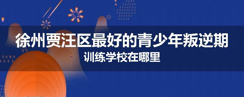 徐州贾汪区最好的青少年叛逆期训练学校在哪里