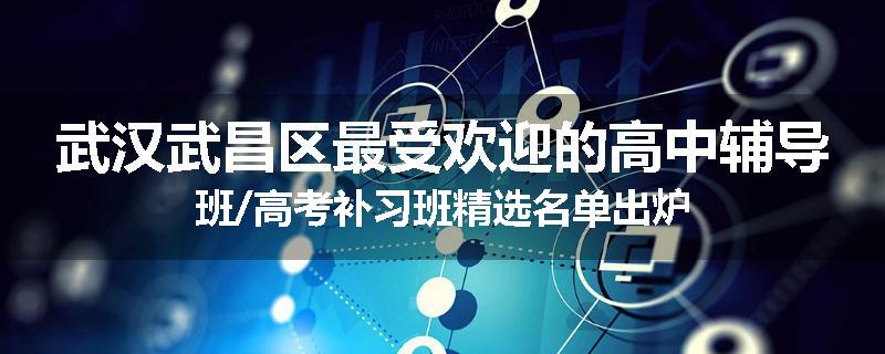 武汉武昌区最受欢迎的高中辅导班/高考补习班精选名单出炉