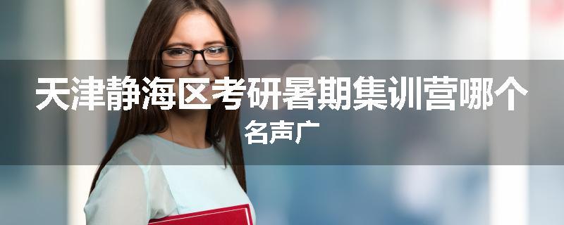 天津静海区考研暑期集训营哪个名声广