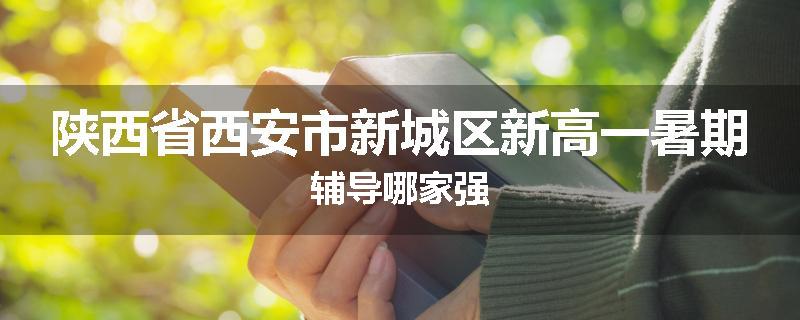 陕西省西安市新城区新高一暑期辅导哪家强
