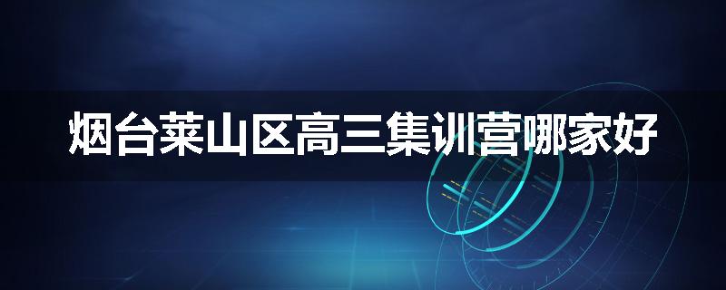 烟台莱山区高三集训营哪家好