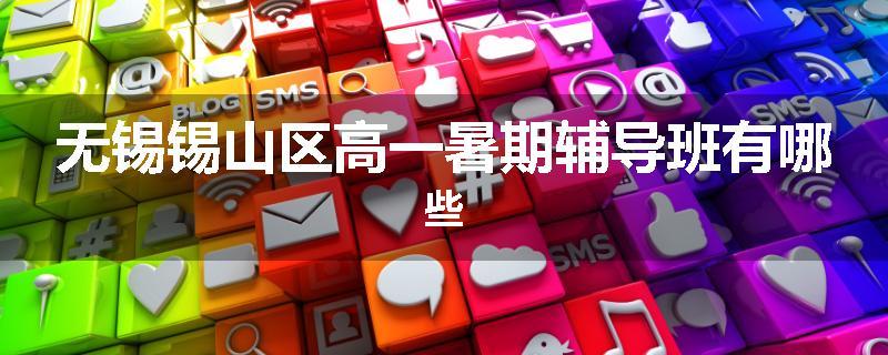 无锡锡山区高一暑期辅导班有哪些
