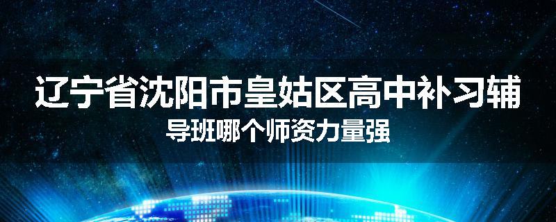 辽宁省沈阳市皇姑区高中补习辅导班哪个师资力量强
