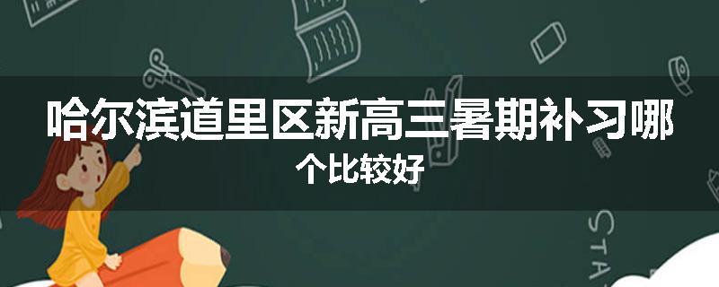哈尔滨道里区新高三暑期补习哪个比较好