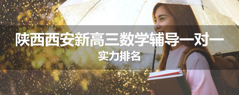 陕西西安新高三数学辅导一对一实力排名