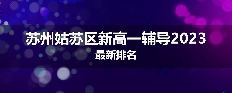 苏州姑苏区新高一辅导2023最新排名