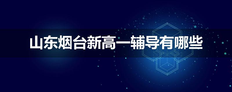 山东烟台新高一辅导有哪些