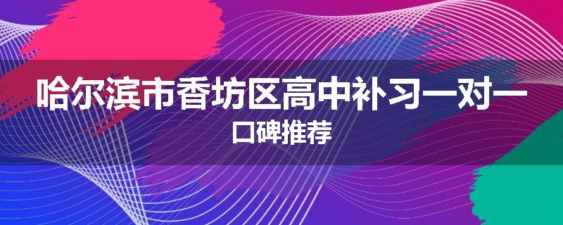 哈尔滨市香坊区高中补习一对一口碑推荐