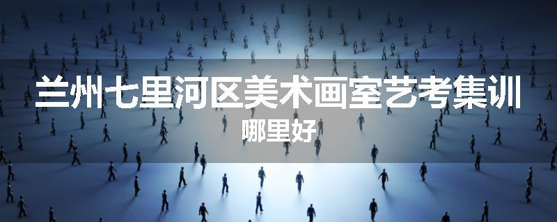 兰州七里河区美术画室艺考集训哪里好