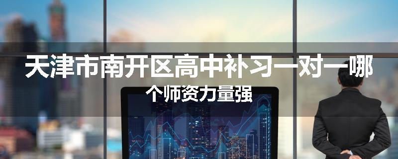 天津市南开区高中补习一对一哪个师资力量强