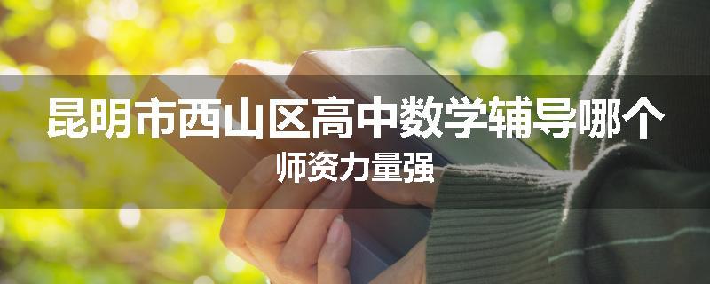 昆明市西山区高中数学辅导哪个师资力量强