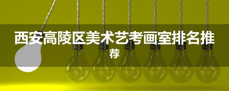 西安高陵区美术艺考画室排名推荐