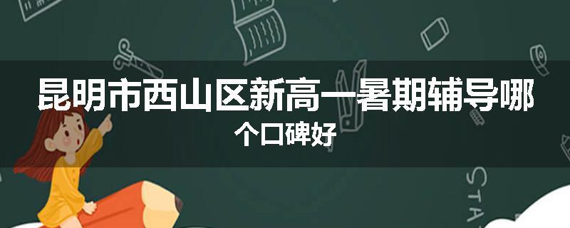 昆明市西山区新高一暑期辅导哪个口碑好