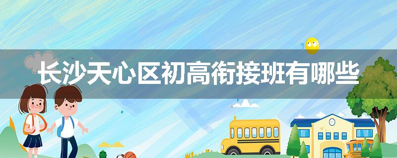 长沙天心区初高衔接班有哪些