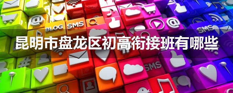 昆明市盘龙区初高衔接班有哪些