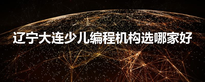 辽宁大连少儿编程机构选哪家好