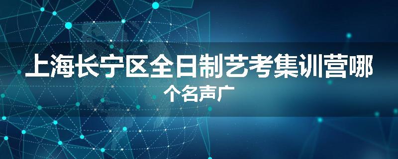 上海长宁区全日制艺考集训营哪个名声广