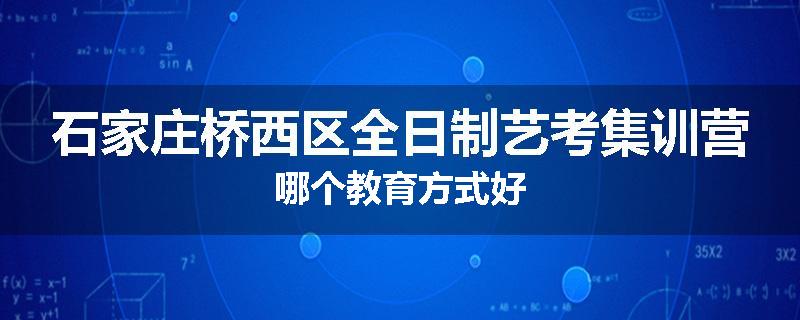 石家庄桥西区全日制艺考集训营哪个教育方式好