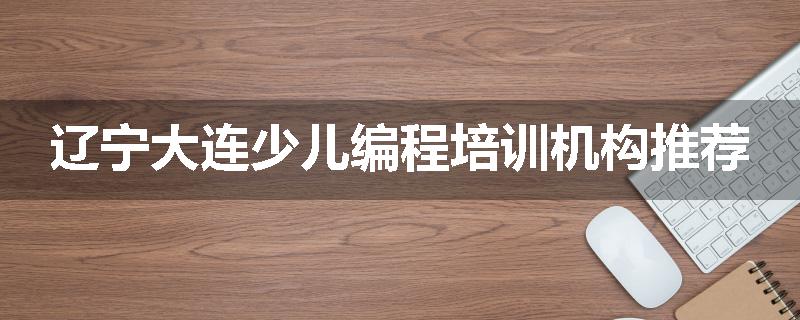 辽宁大连少儿编程培训机构推荐