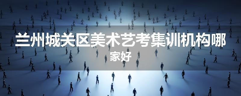 兰州城关区美术艺考集训机构哪家好