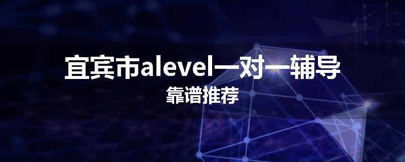 宜宾市alevel一对一辅导靠谱推荐
