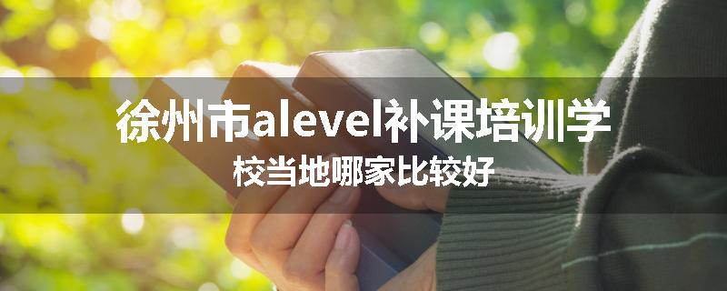 徐州市alevel补课培训学校当地哪家比较好