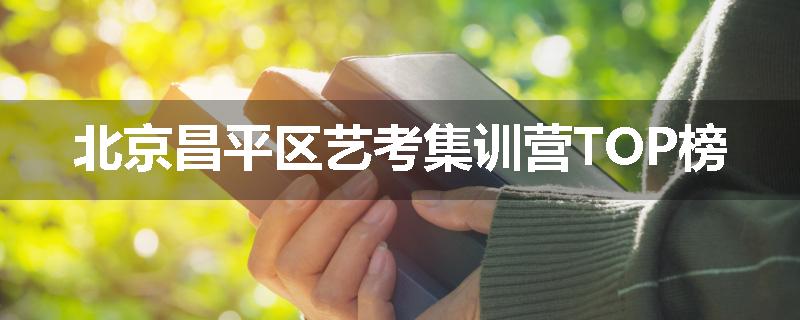 北京昌平区艺考集训营TOP榜