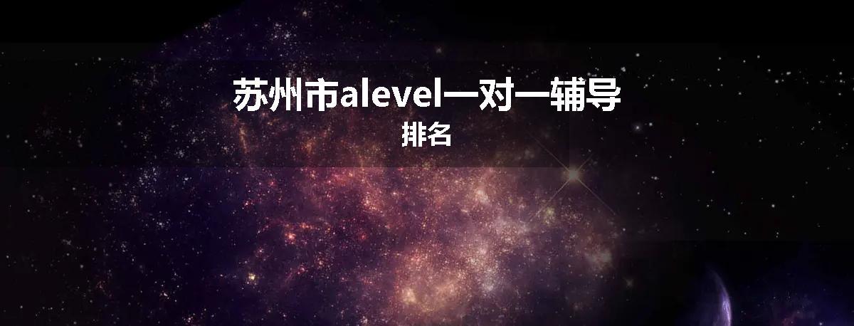 苏州市alevel一对一辅导排名