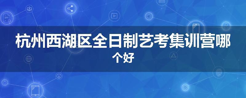 杭州西湖区全日制艺考集训营哪个好