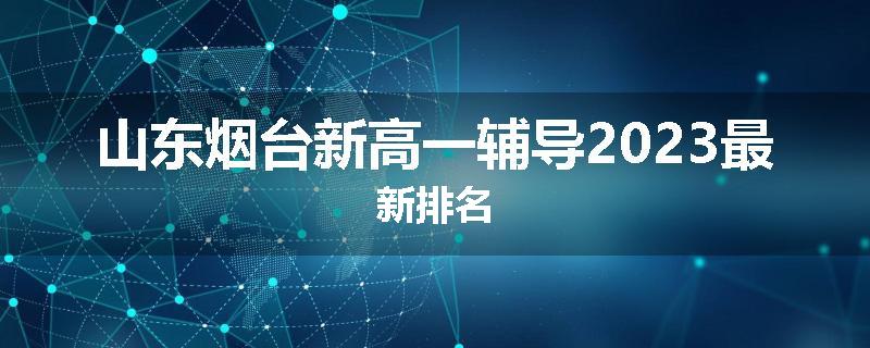 山东烟台新高一辅导2023最新排名
