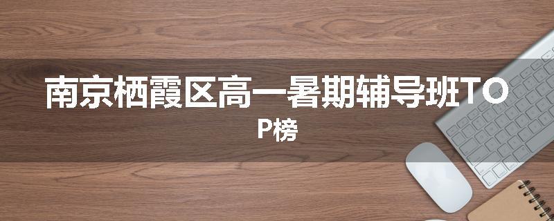 南京栖霞区高一暑期辅导班TOP榜