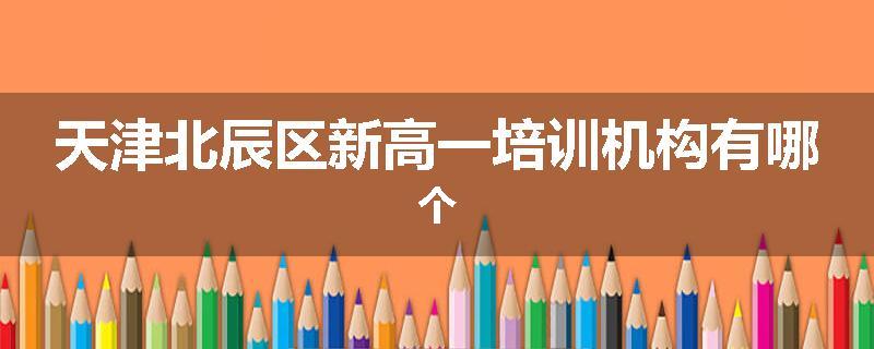 天津北辰区新高一培训机构有哪个
