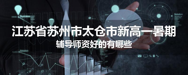 江苏省苏州市太仓市新高一暑期辅导师资好的有哪些