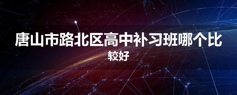 唐山市路北区高中补习班哪个比较好