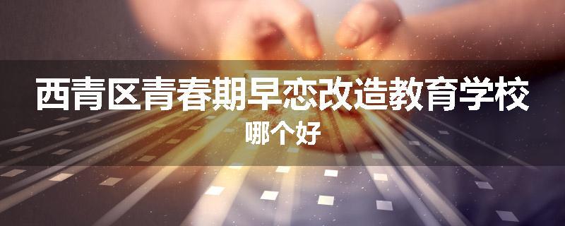 西青区青春期早恋改造教育学校哪个好