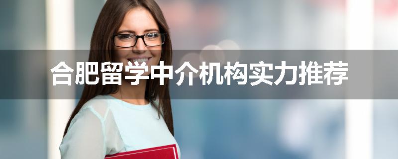 合肥留学中介机构实力推荐