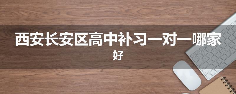 西安长安区高中补习一对一哪家好