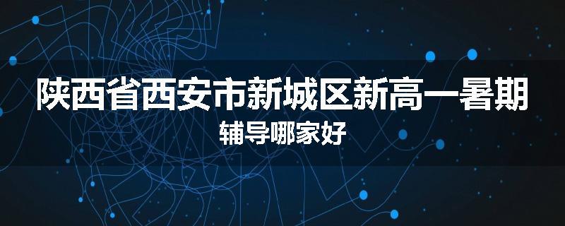 陕西省西安市新城区新高一暑期辅导哪家好