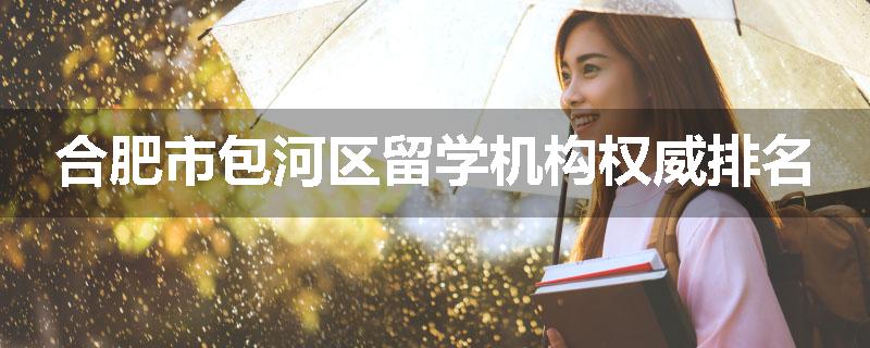合肥市包河区留学机构权威排名