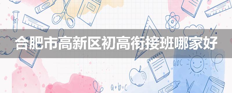 合肥市高新区初高衔接班哪家好