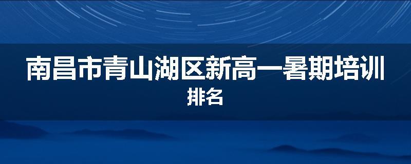 南昌市青山湖区新高一暑期培训排名