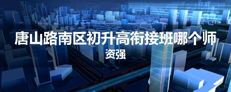 唐山路南区初升高衔接班哪个师资强