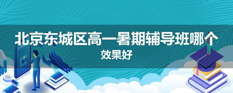 北京东城区高一暑期辅导班哪个效果好